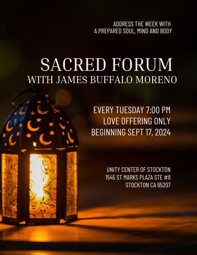 Sacred Forum Flyer